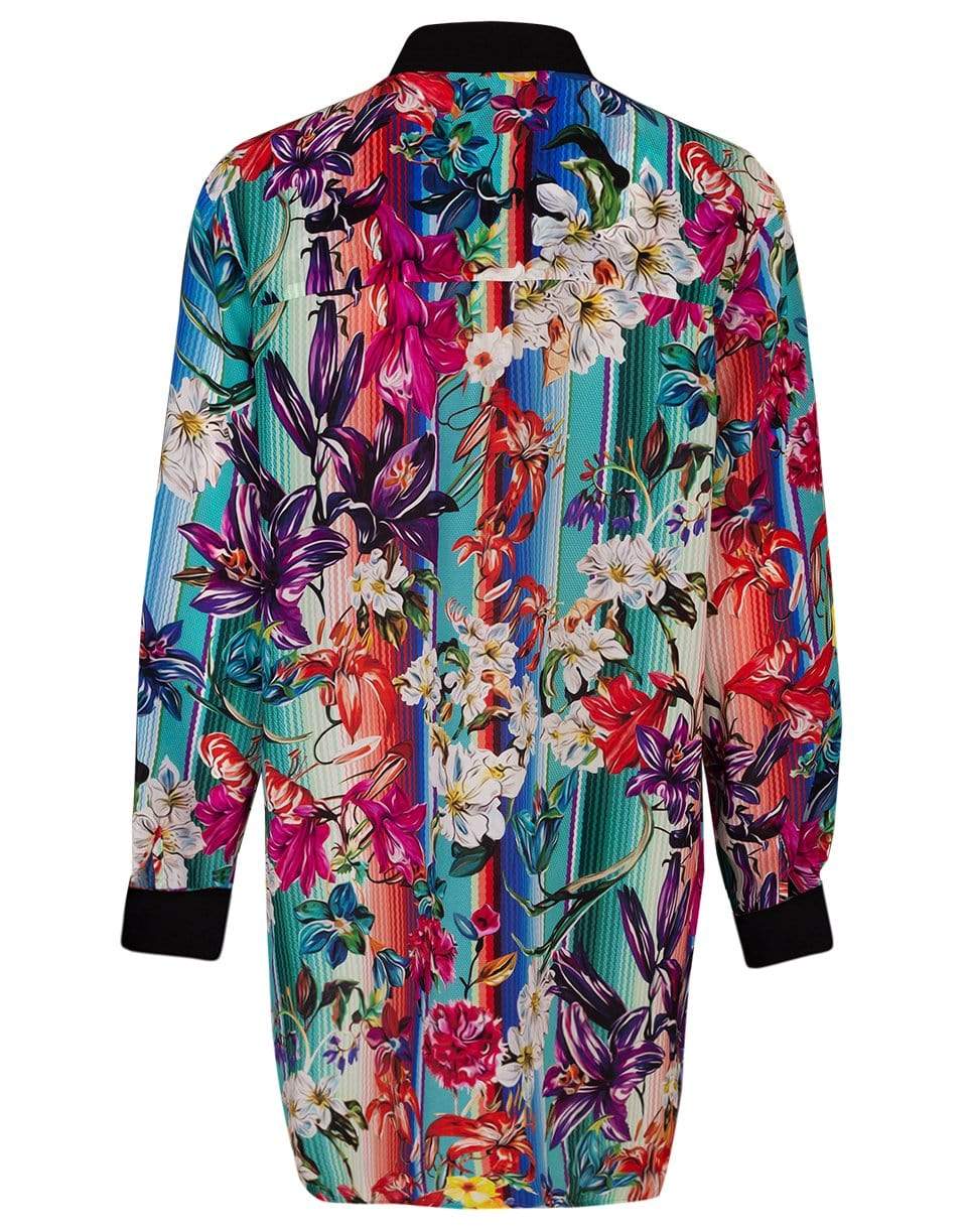 MARY KATRANTZOU-Goya Floral Shirt Dress-