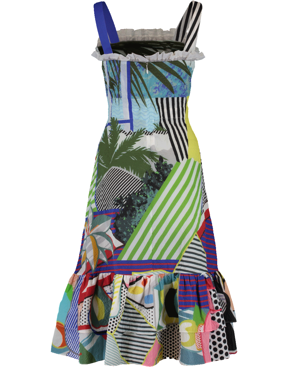 MARY KATRANTZOU-Kara Flounce Dress-