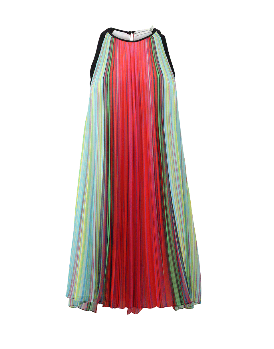 MARY KATRANTZOU-Stripe Yas Dress-
