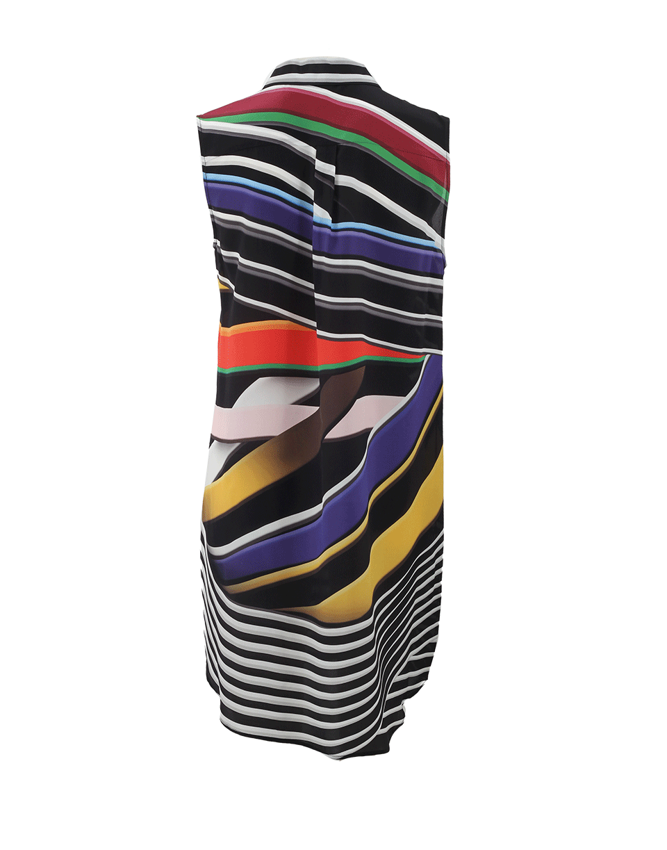 MARY KATRANTZOU-Longi Stripe Shirt Dress-