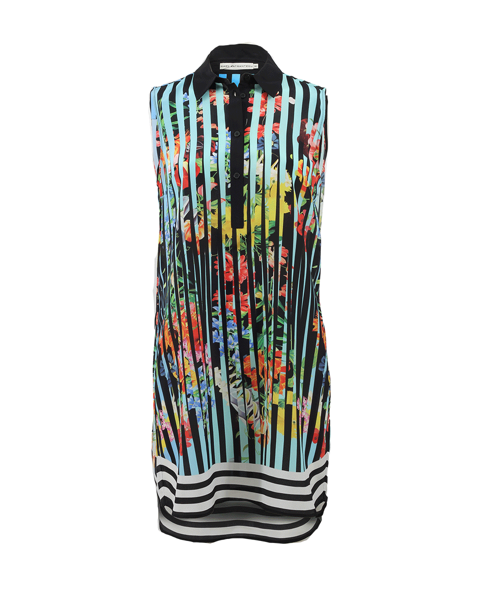 MARY KATRANTZOU-Longi Flower Shirt Dress-