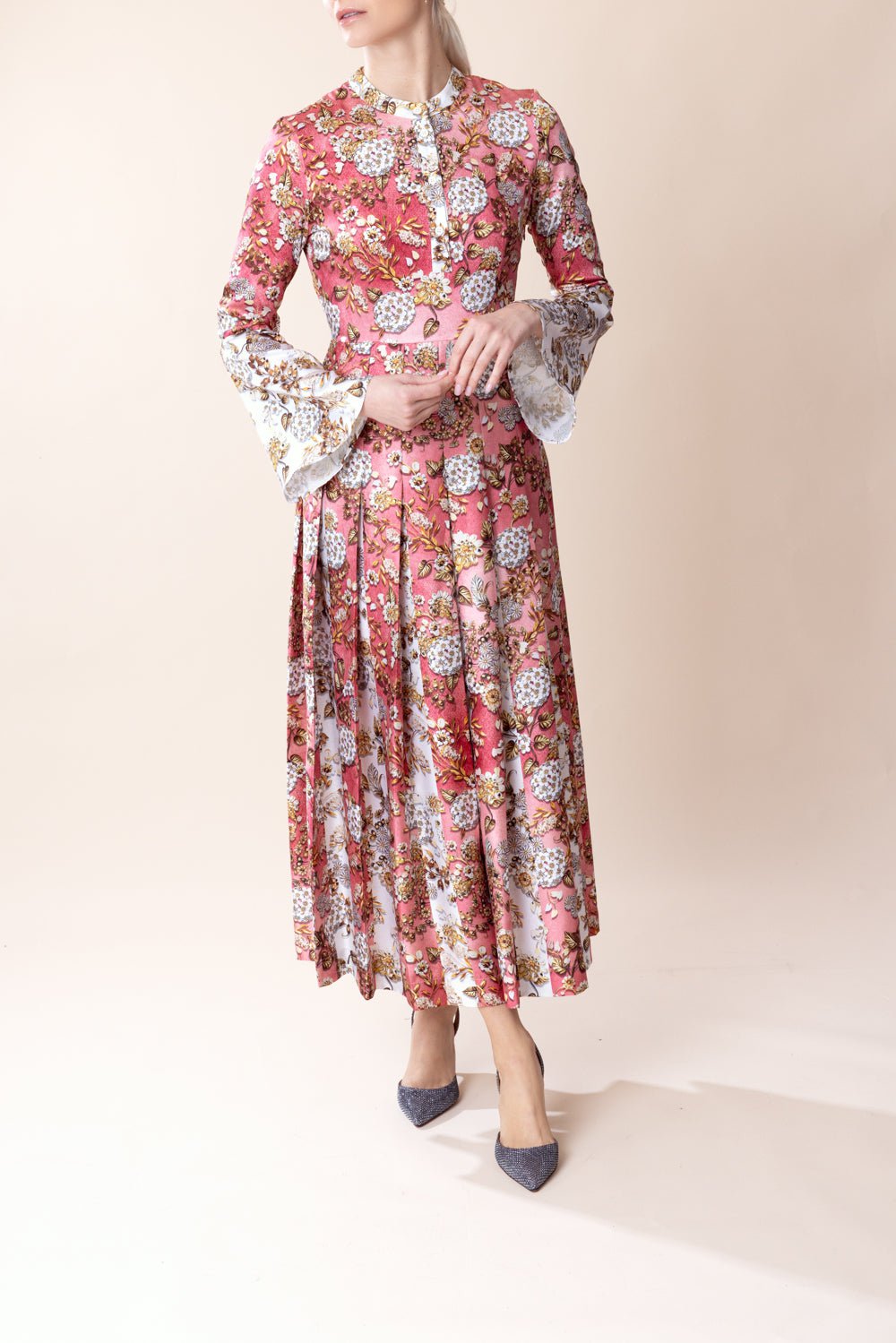 Desmine Dress - Petal CLOTHINGDRESSCOCKTAIL MARY KATRANTZOU   