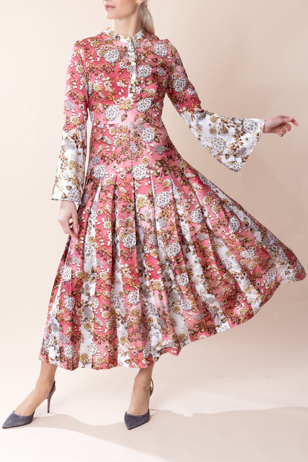 Desmine Dress - Petal CLOTHINGDRESSCOCKTAIL MARY KATRANTZOU   