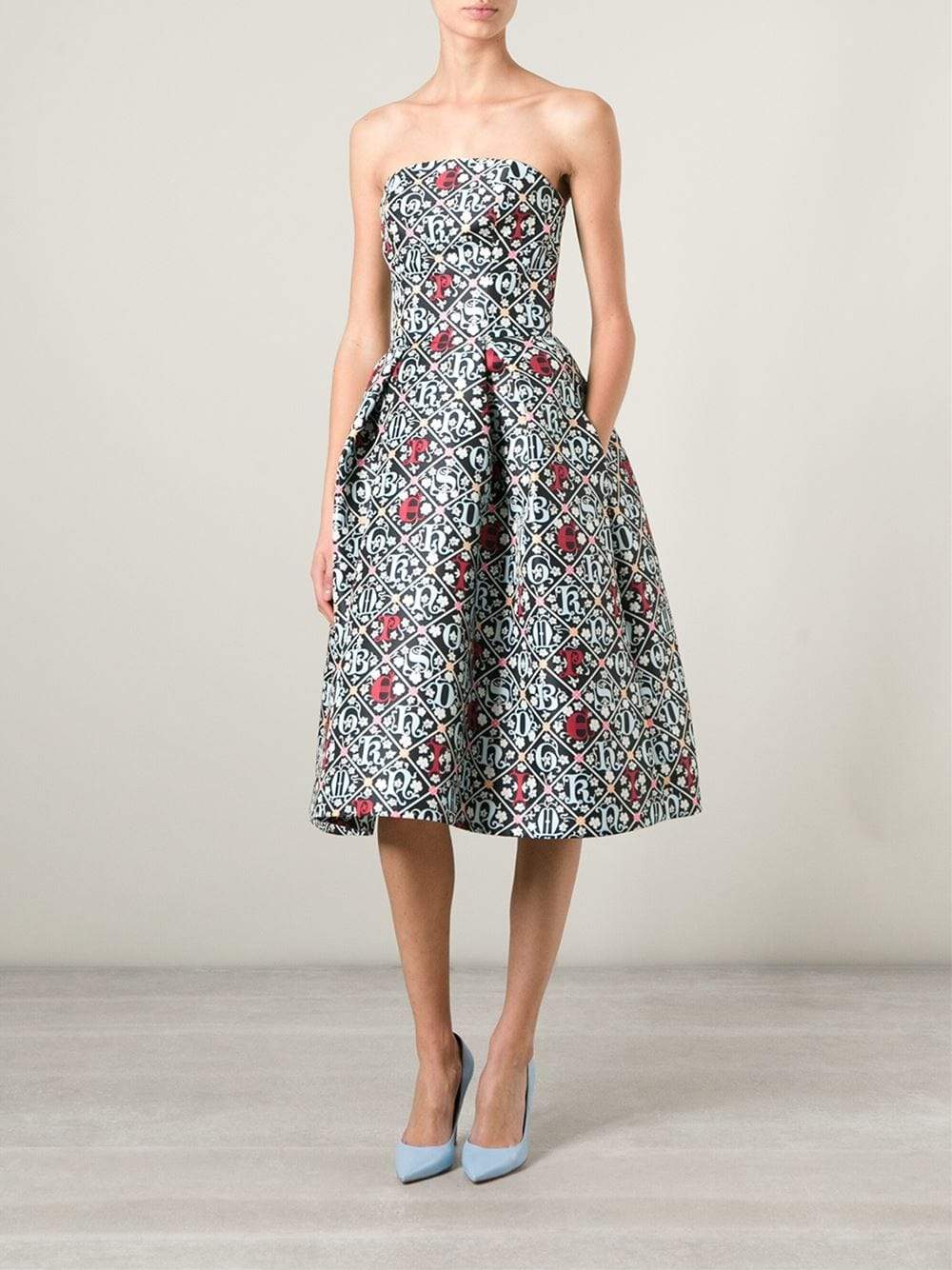 MARY KATRANTZOU-Nevis Dress-GRIDLACE