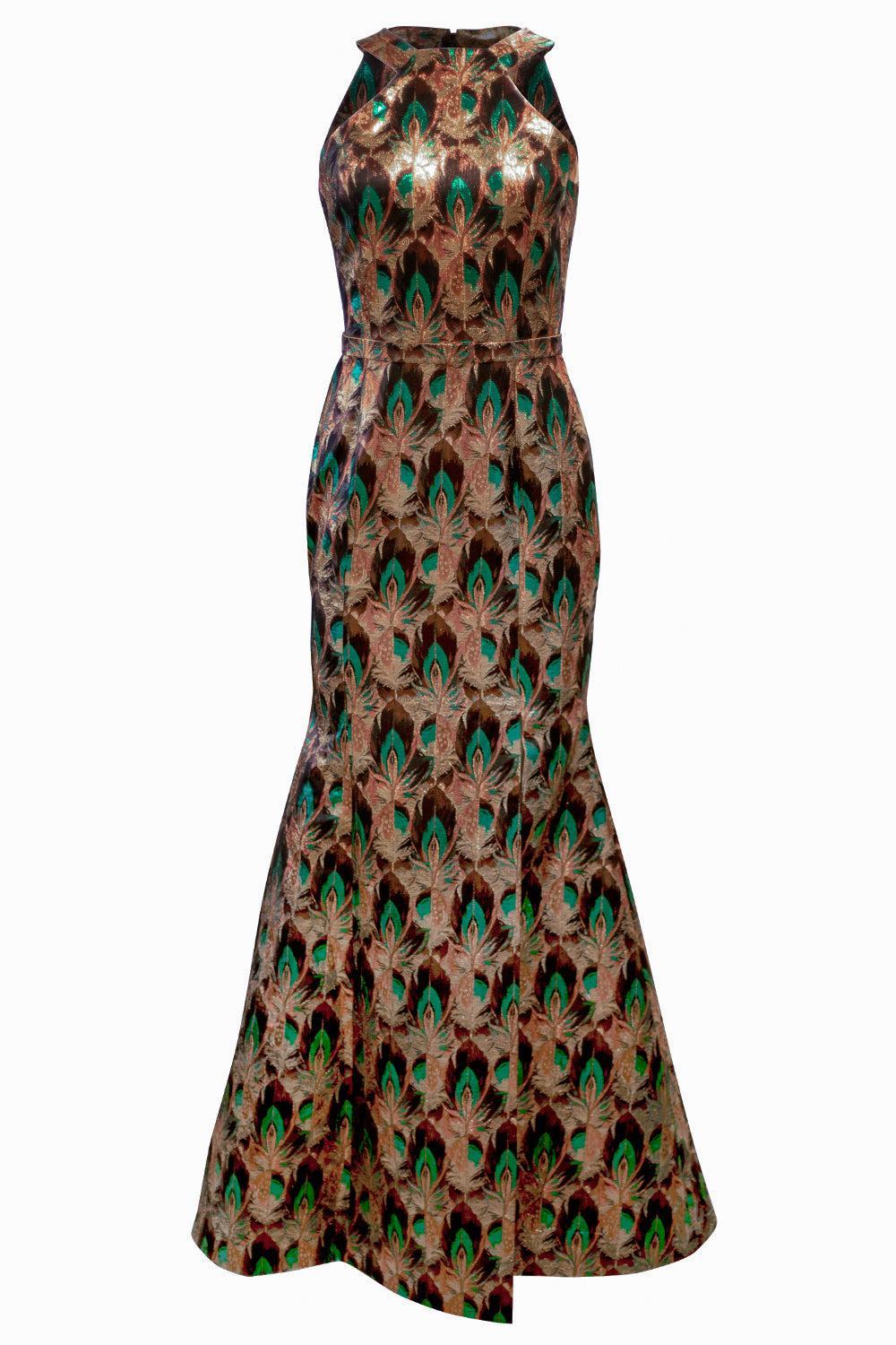 Alethea Gown-TEAL-4-CLOTHINGDRESSGOWN-MARY KATRANTZOU