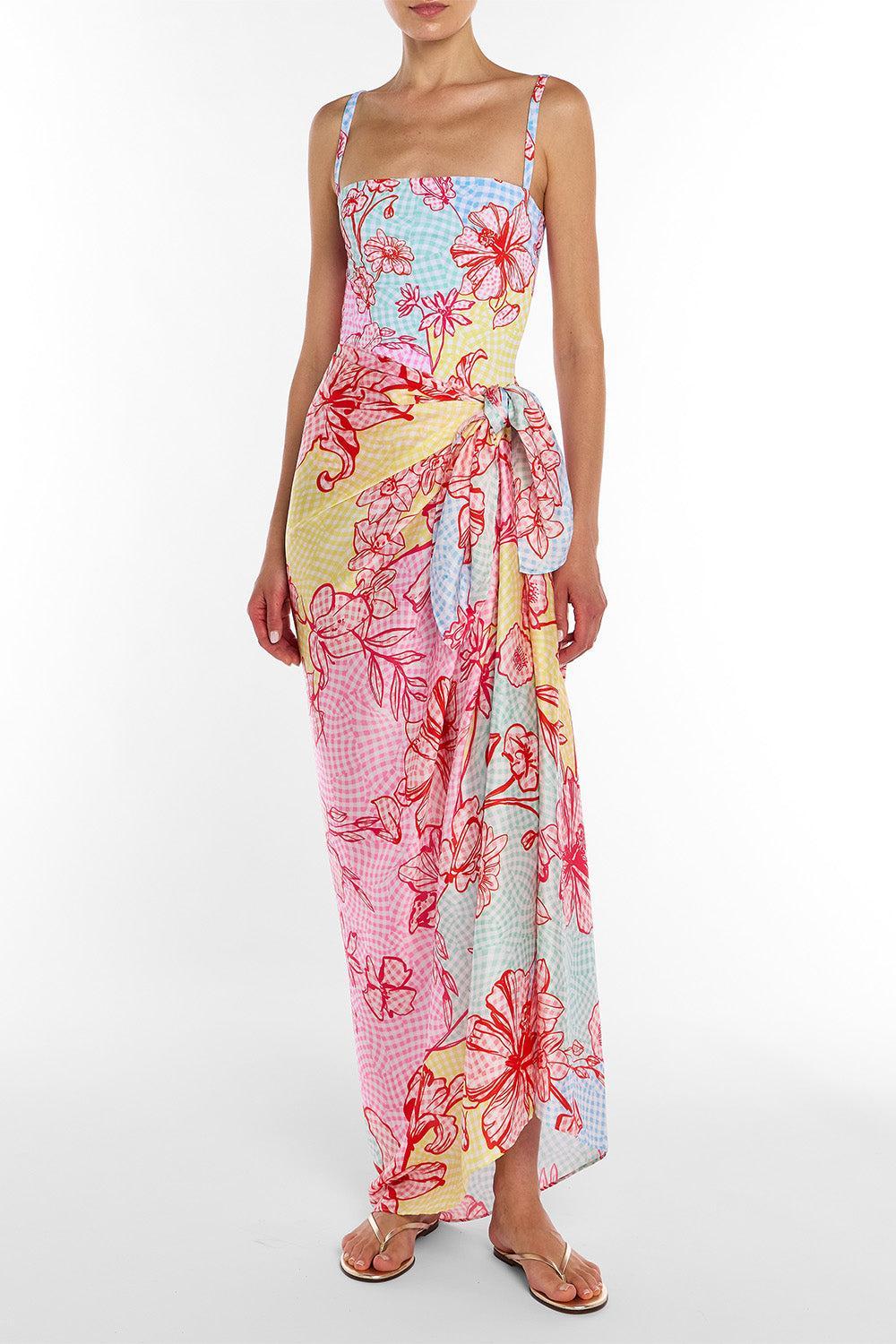 Elba Sarong-FLORAL-O/S-CLOTHINGSWIM-MARY KATRANTZOU