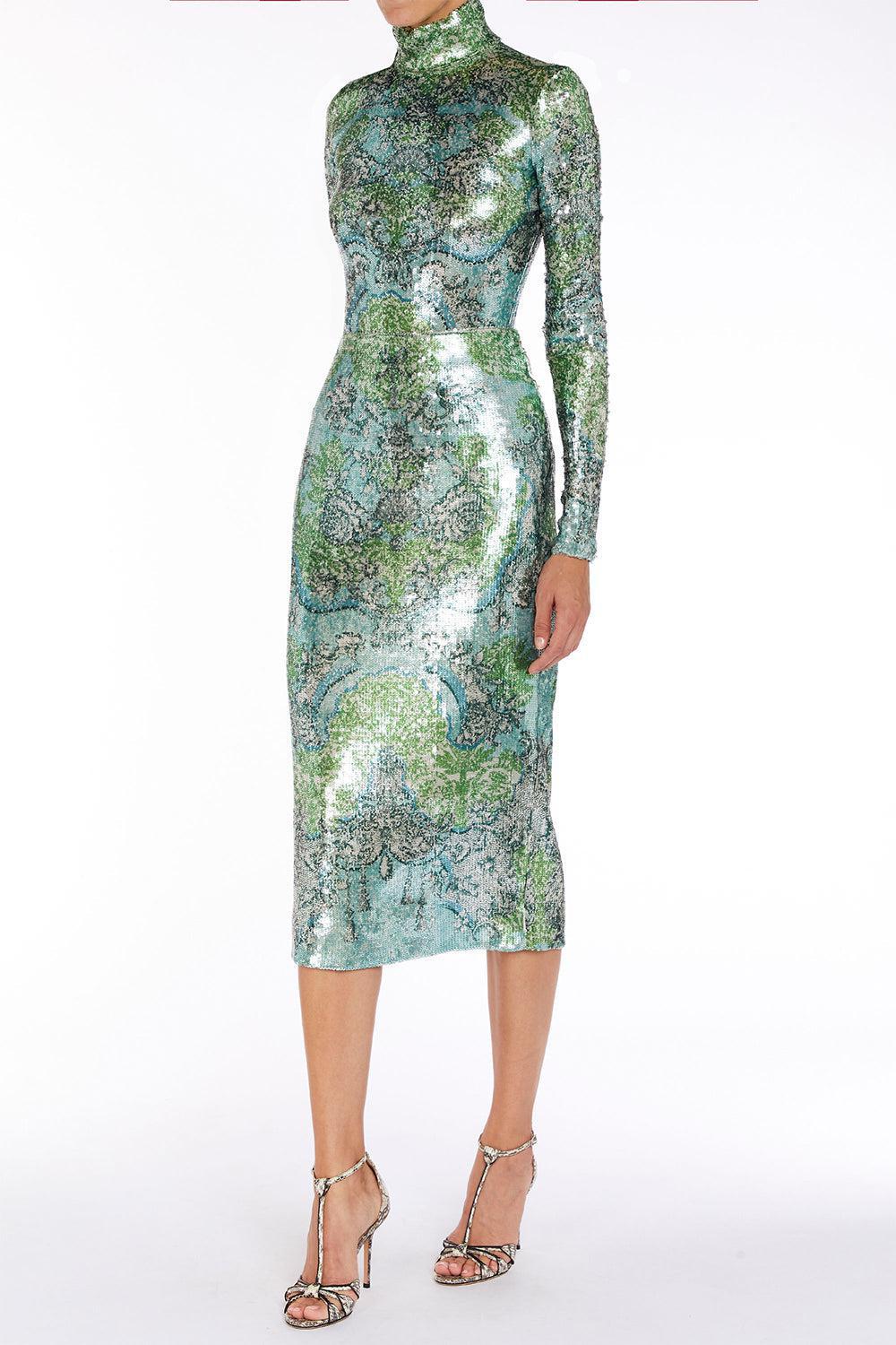 Tai Top-ROCAILLE LACE CYAN-2-CLOTHINGTOPKNITS-MARY KATRANTZOU