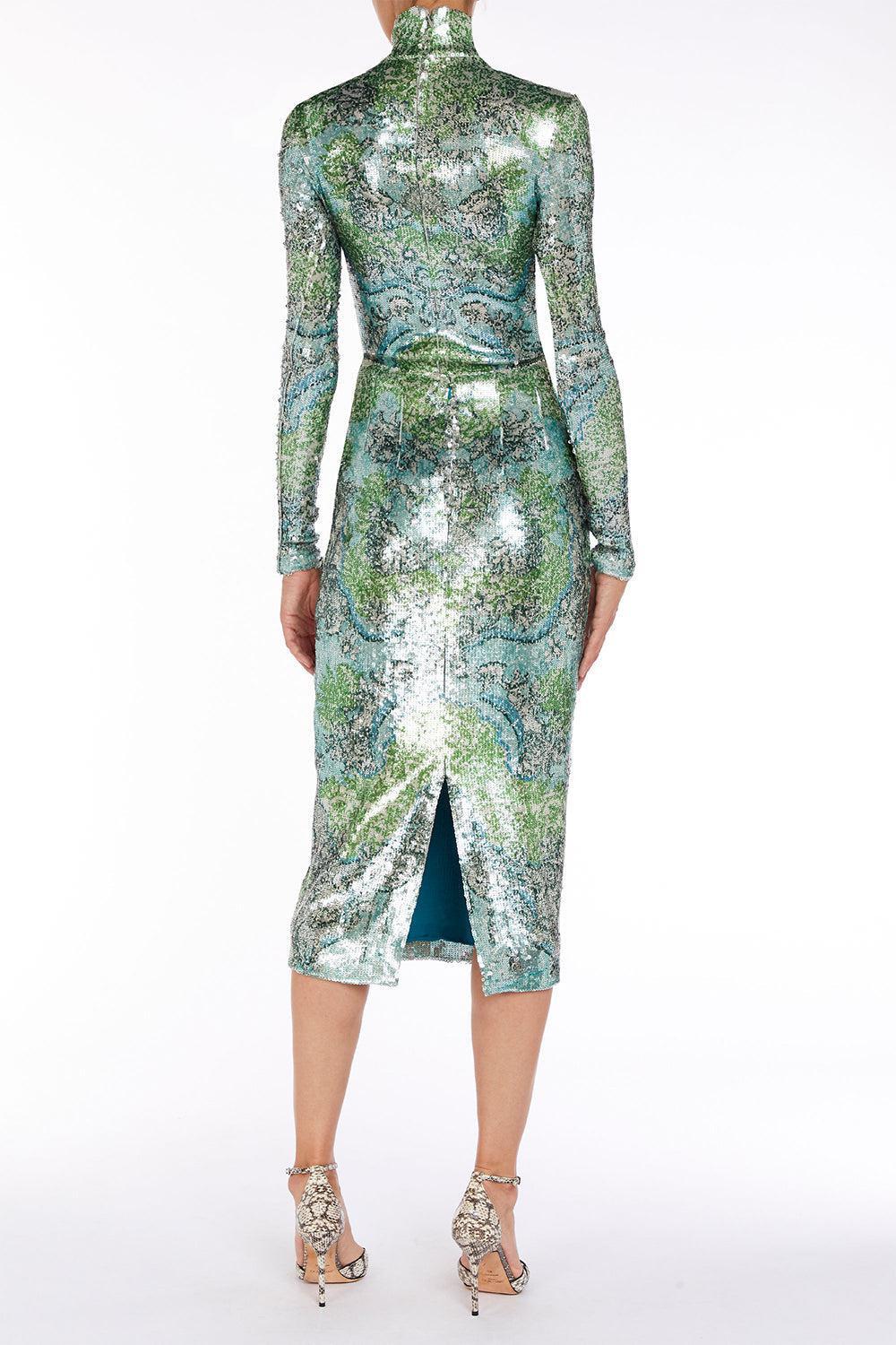 Tai Top-ROCAILLE LACE CYAN-2-CLOTHINGTOPKNITS-MARY KATRANTZOU