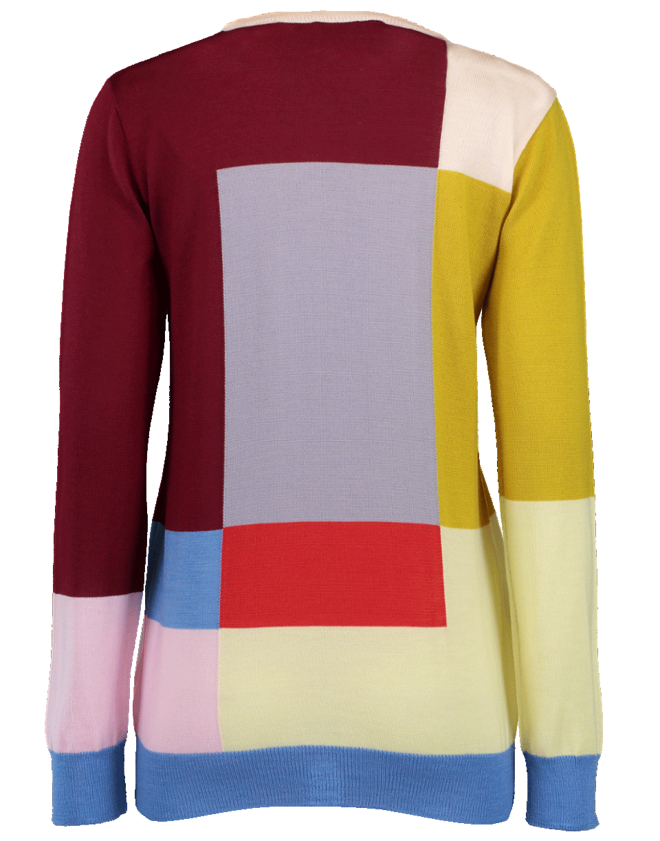 MARY KATRANTZOU-Hartigan Color Block Knit Jumper-