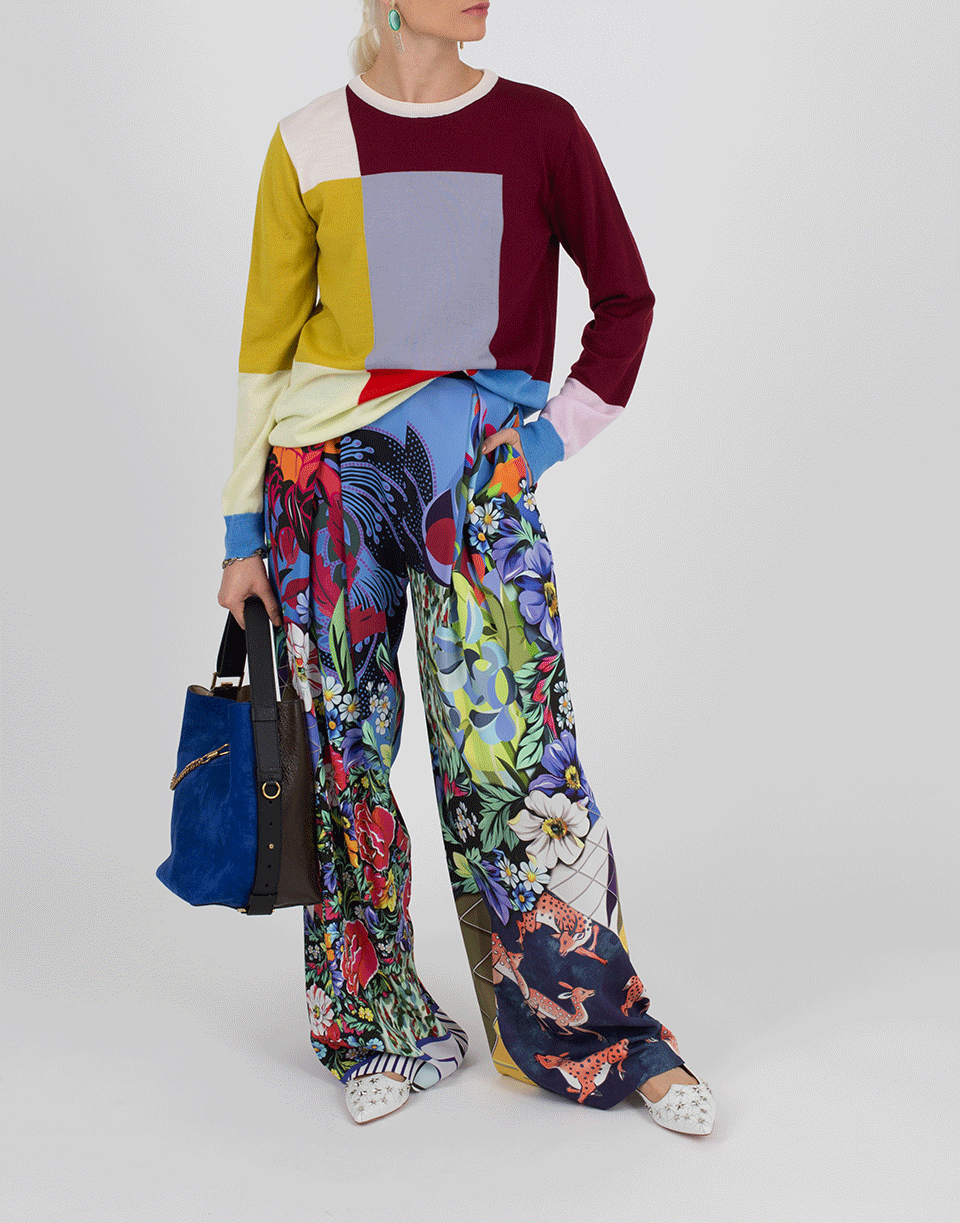 MARY KATRANTZOU-Hartigan Color Block Knit Jumper-
