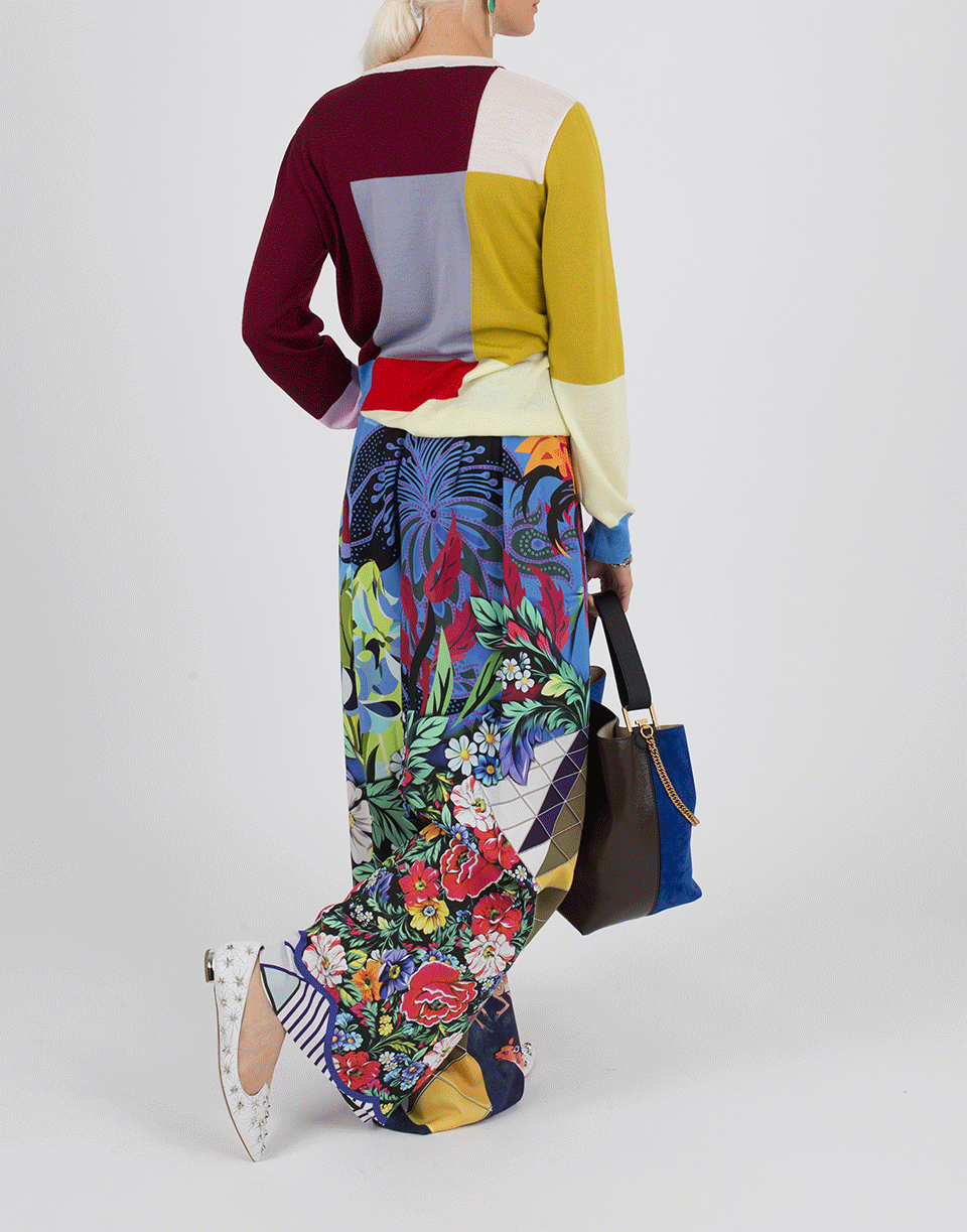 MARY KATRANTZOU-Hartigan Color Block Knit Jumper-