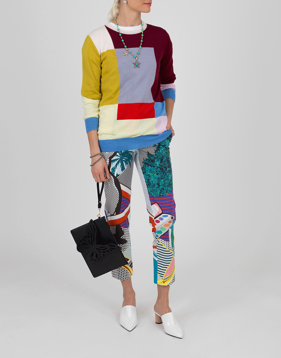 MARY KATRANTZOU-Hartigan Color Block Knit Jumper-