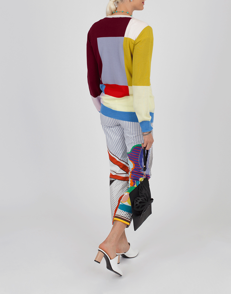 MARY KATRANTZOU-Hartigan Color Block Knit Jumper-