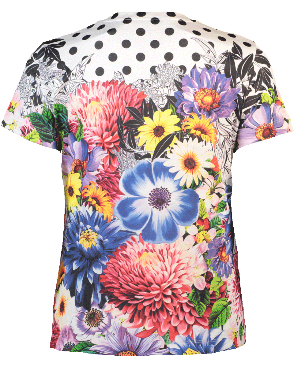 MARY KATRANTZOU-Iven Floral Dot T-Shirt-