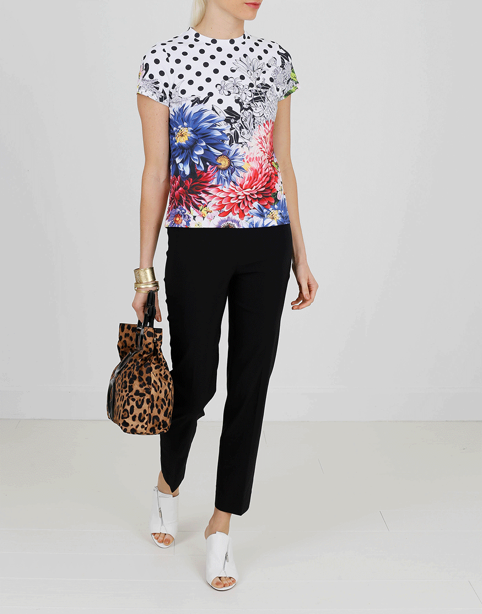 MARY KATRANTZOU-Iven Floral Dot T-Shirt-