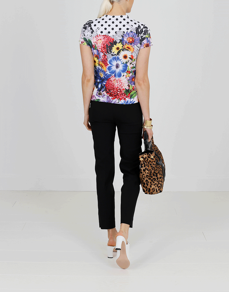 MARY KATRANTZOU-Iven Floral Dot T-Shirt-