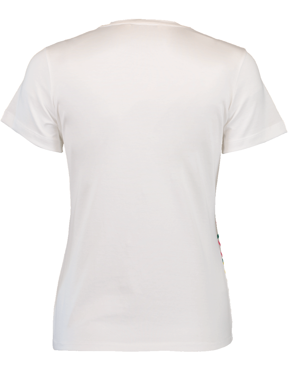 MARY KATRANTZOU-Iven Floral Embroidered T-Shirt-