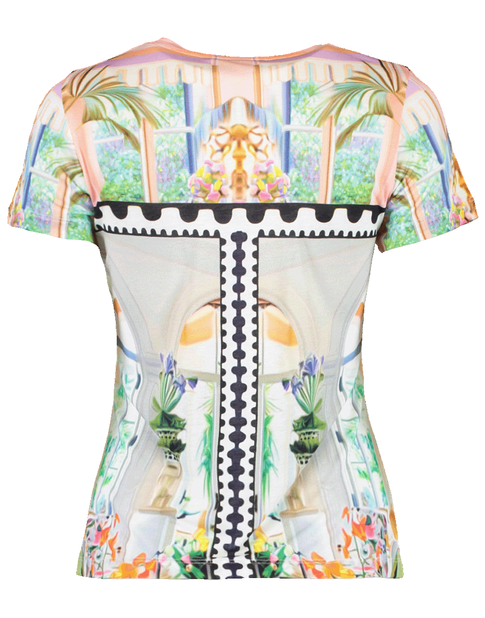 MARY KATRANTZOU-Print Jersey Ivan Tee-