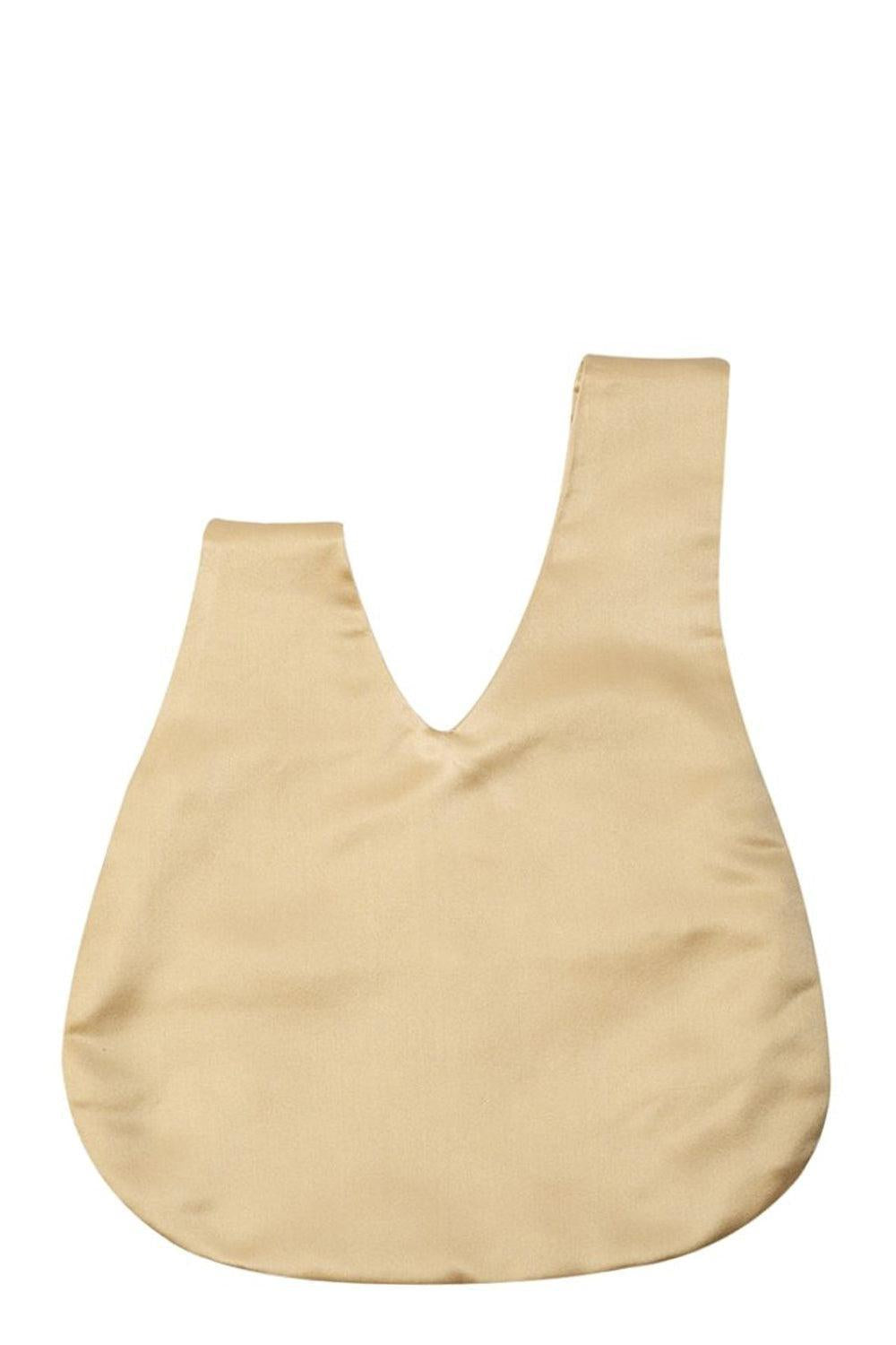 Nexus Satin Clutch - Champagne-CHAMPAGNE-HANDBAGCLUTCHES-MARY SMALLWOOD