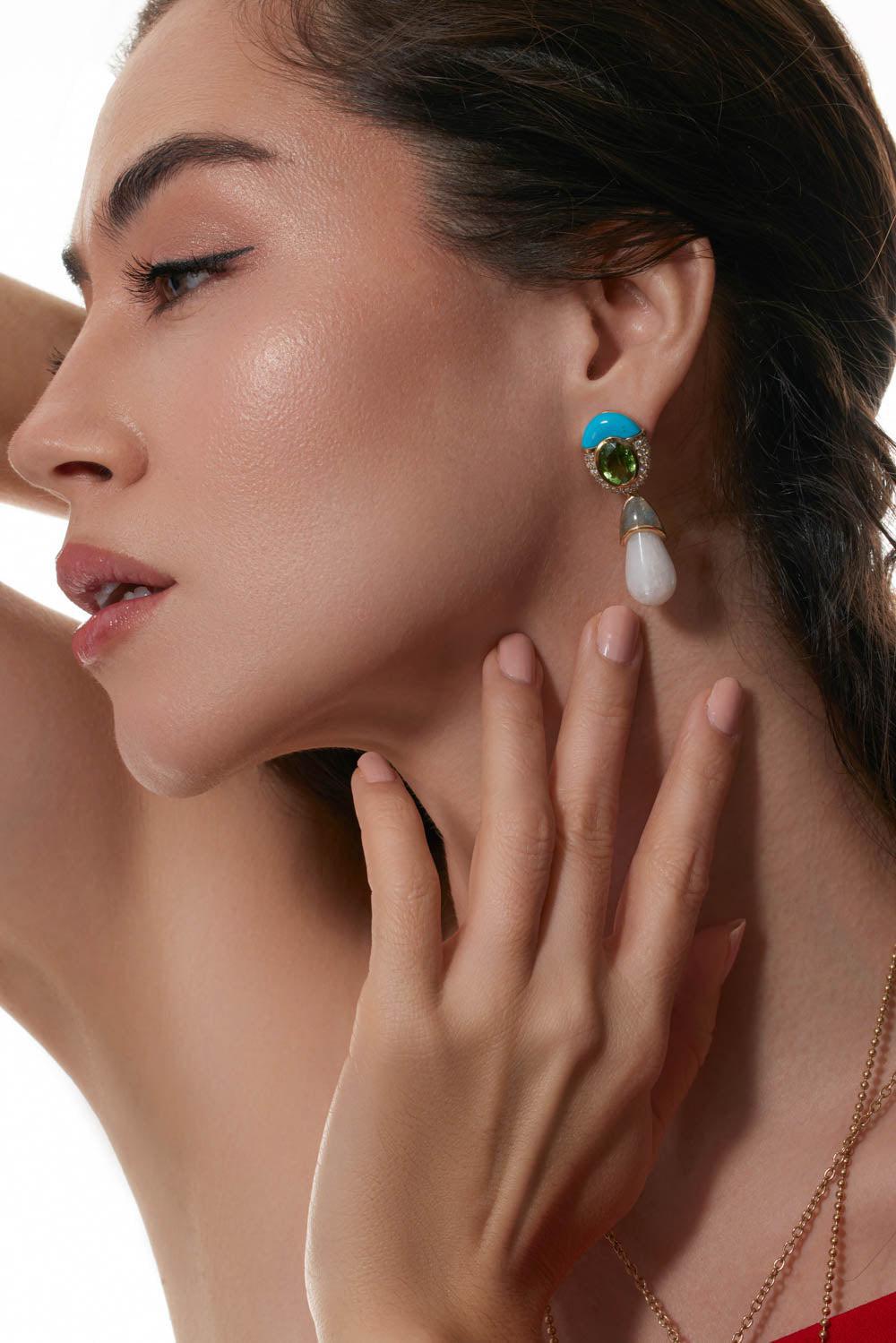 Drip Drop Earrings-YELLOW GOLD-JEWELRYFINE JEWELEARRING-MASON & BOOKS