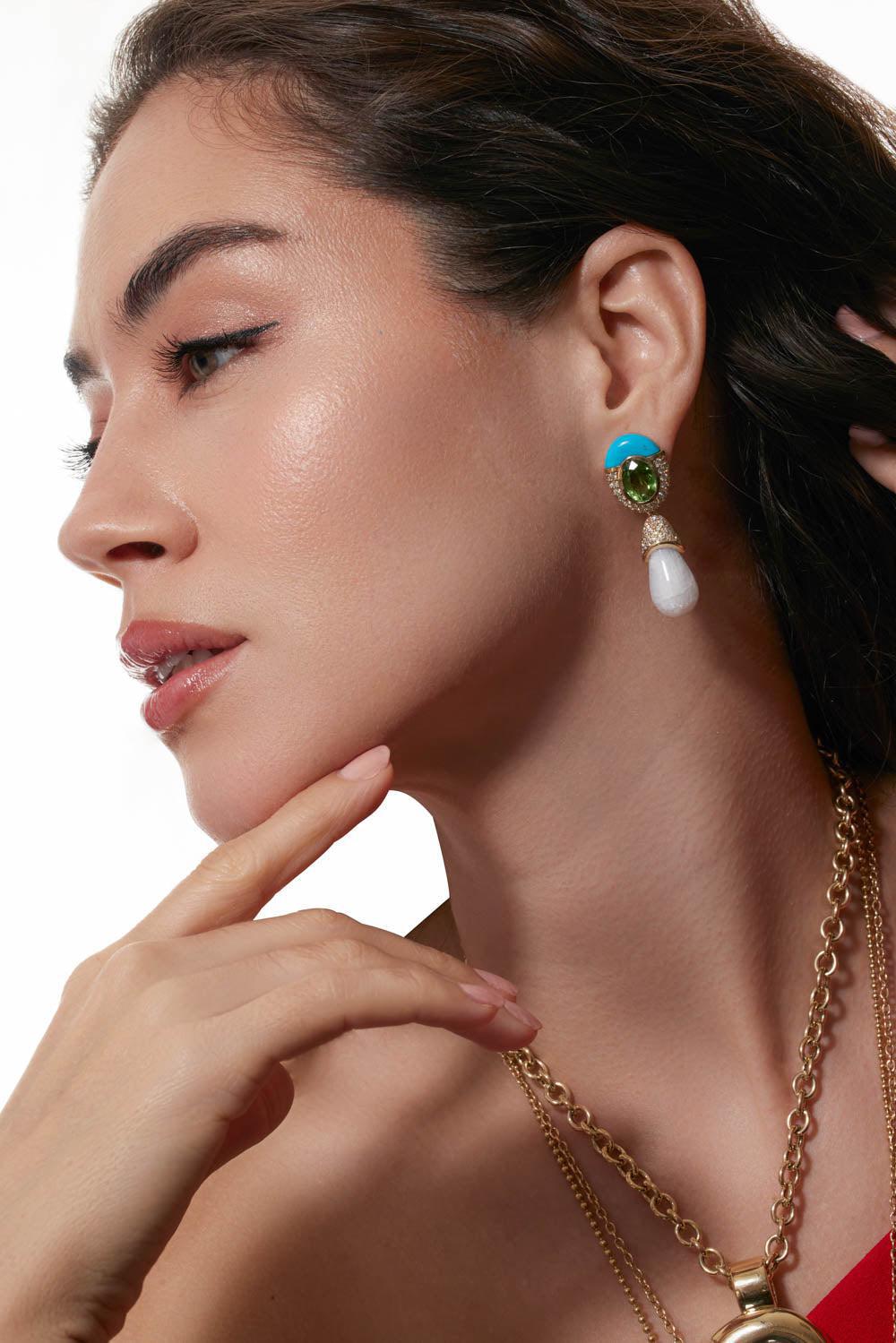 Drip Drop Earrings-YELLOW GOLD-JEWELRYFINE JEWELEARRING-MASON & BOOKS