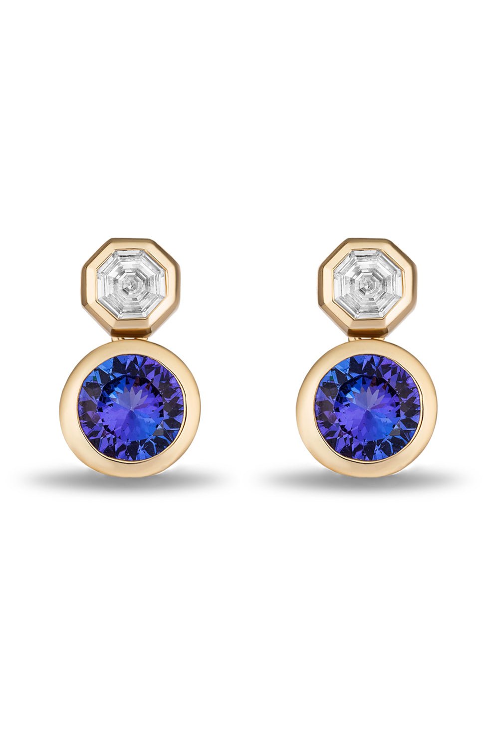 MASON & BOOKS-Drip Drop Earrings-YELLOW GOLD