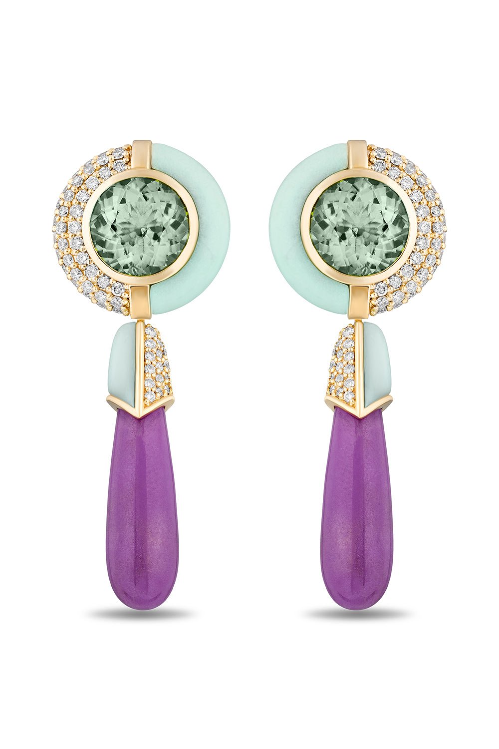 MASON & BOOKS-SoCal Sugar And Spice Earrings-YELLOW GOLD
