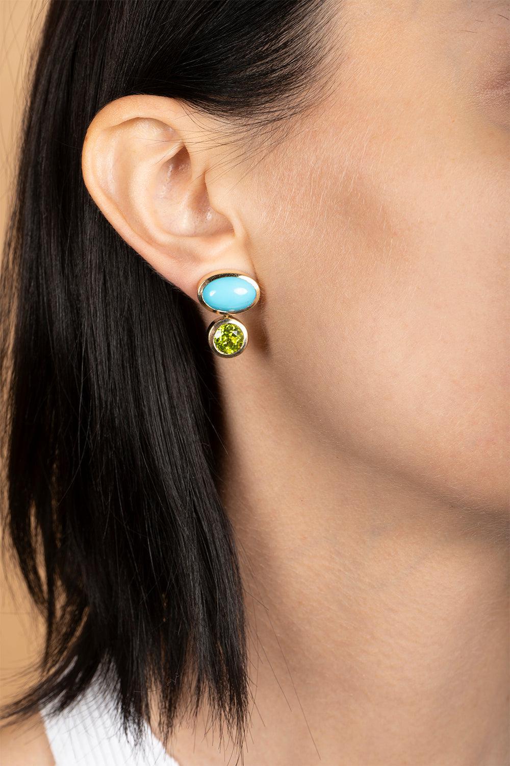 Turritella Drop Earrings-YELLOW GOLD-JEWELRYFINE JEWELEARRING-MASON & BOOKS