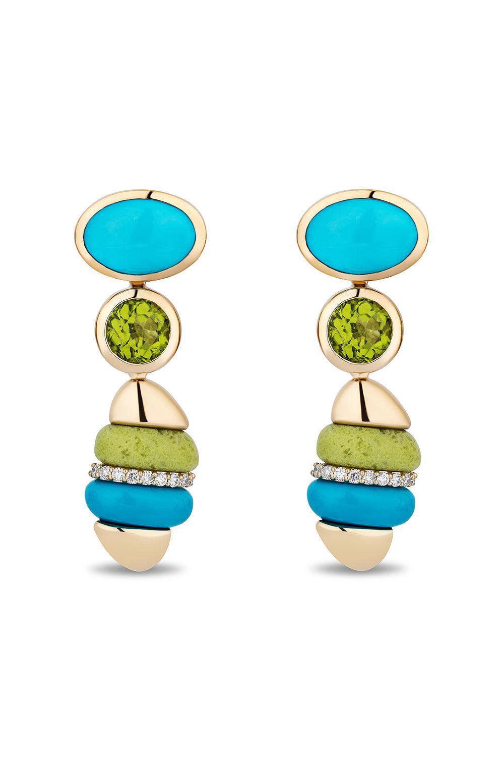Turritella Drop Earrings-YELLOW GOLD-JEWELRYFINE JEWELEARRING-MASON & BOOKS