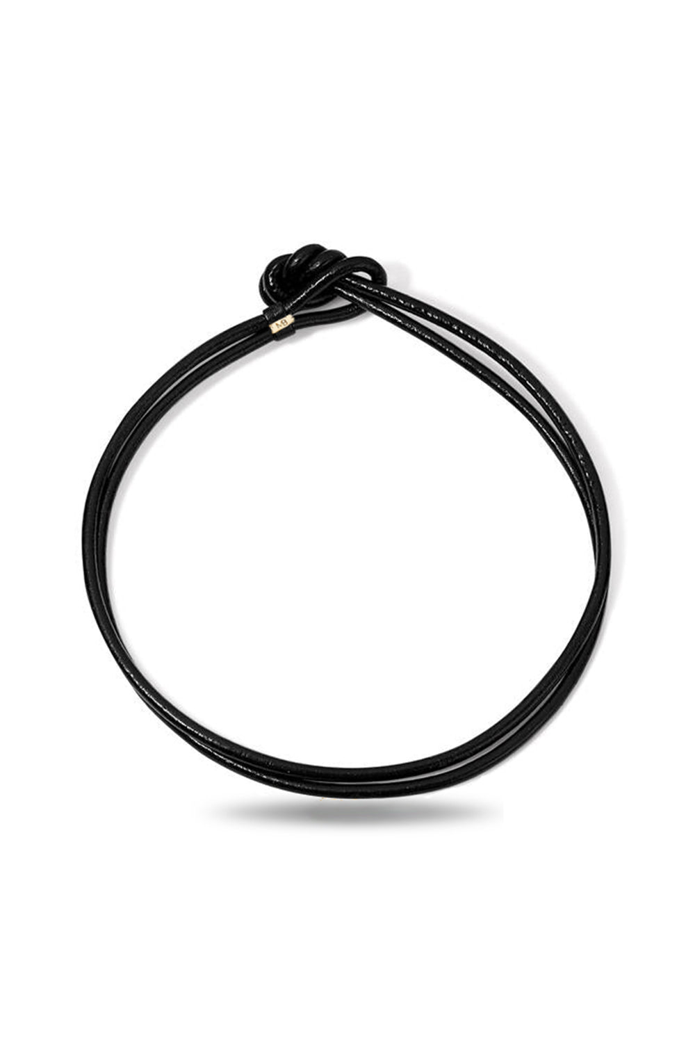 Double Italian Torque Necklace - Black-BLACK-15-JEWELRYFINE JEWELNECKLACE O-MASON & BOOKS