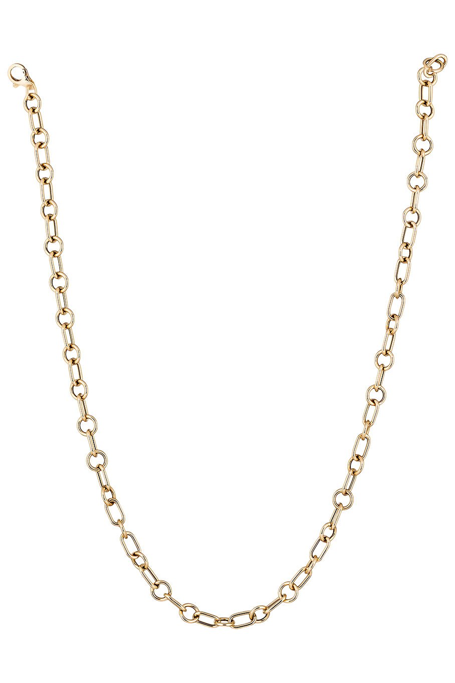 MASON & BOOKS-This/That Chain Hinge Enhancer Necklace-YELLOW GOLD