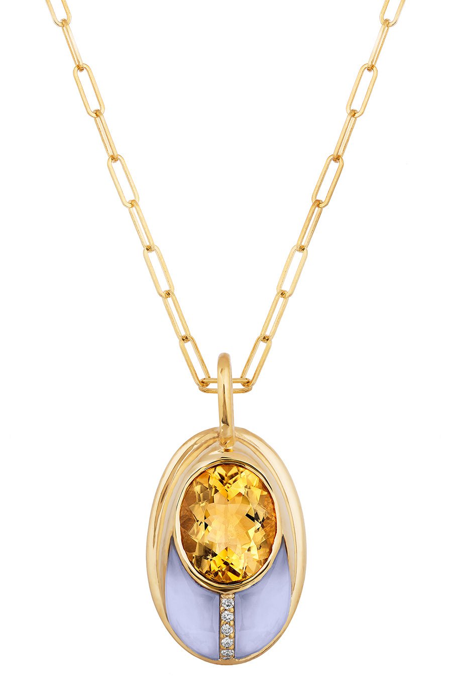 MASON & BOOKS-Love Bug Necklace-YELLOW GOLD