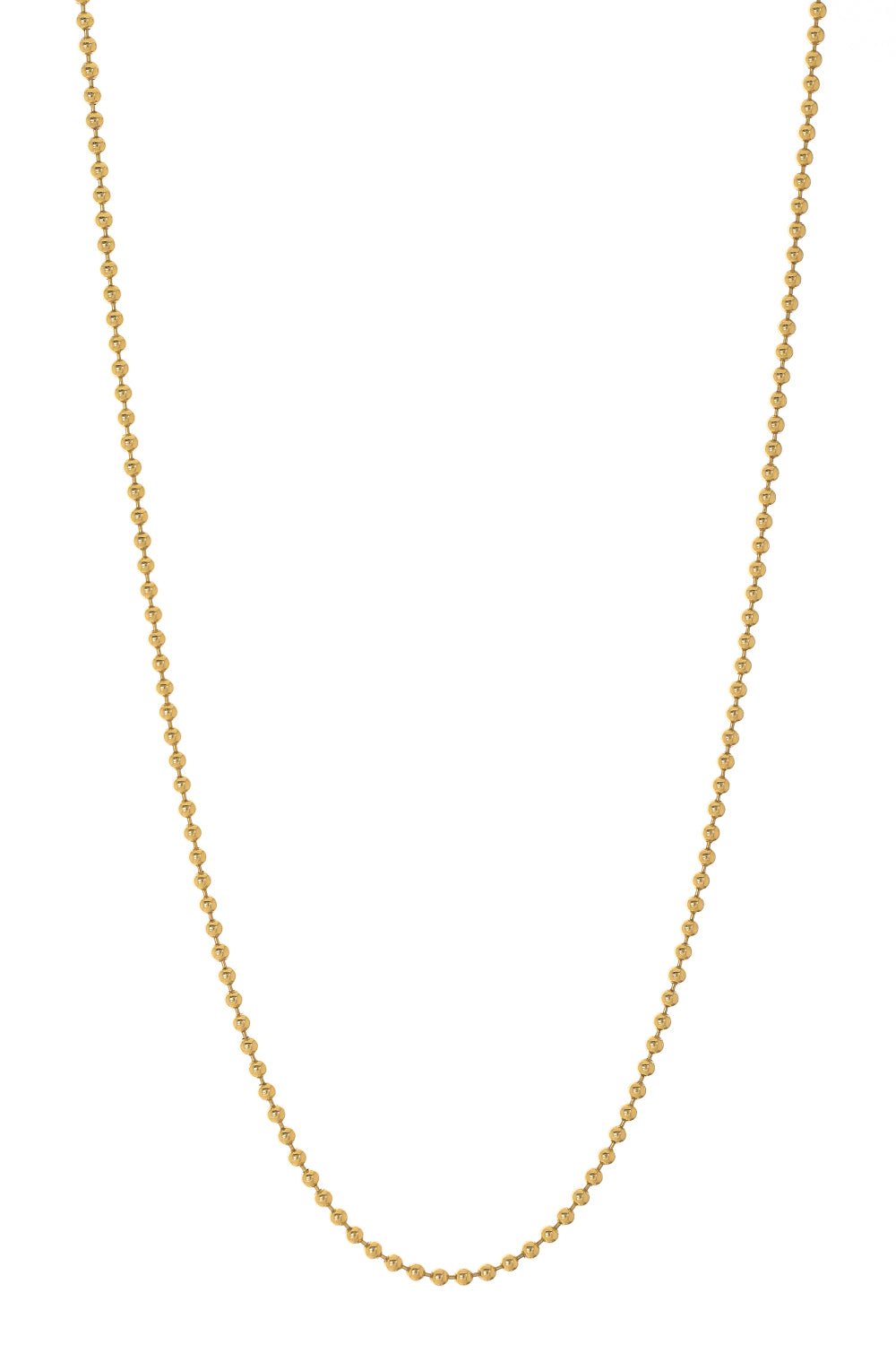 MASON & BOOKS-Solid Ball Chain Necklace-
