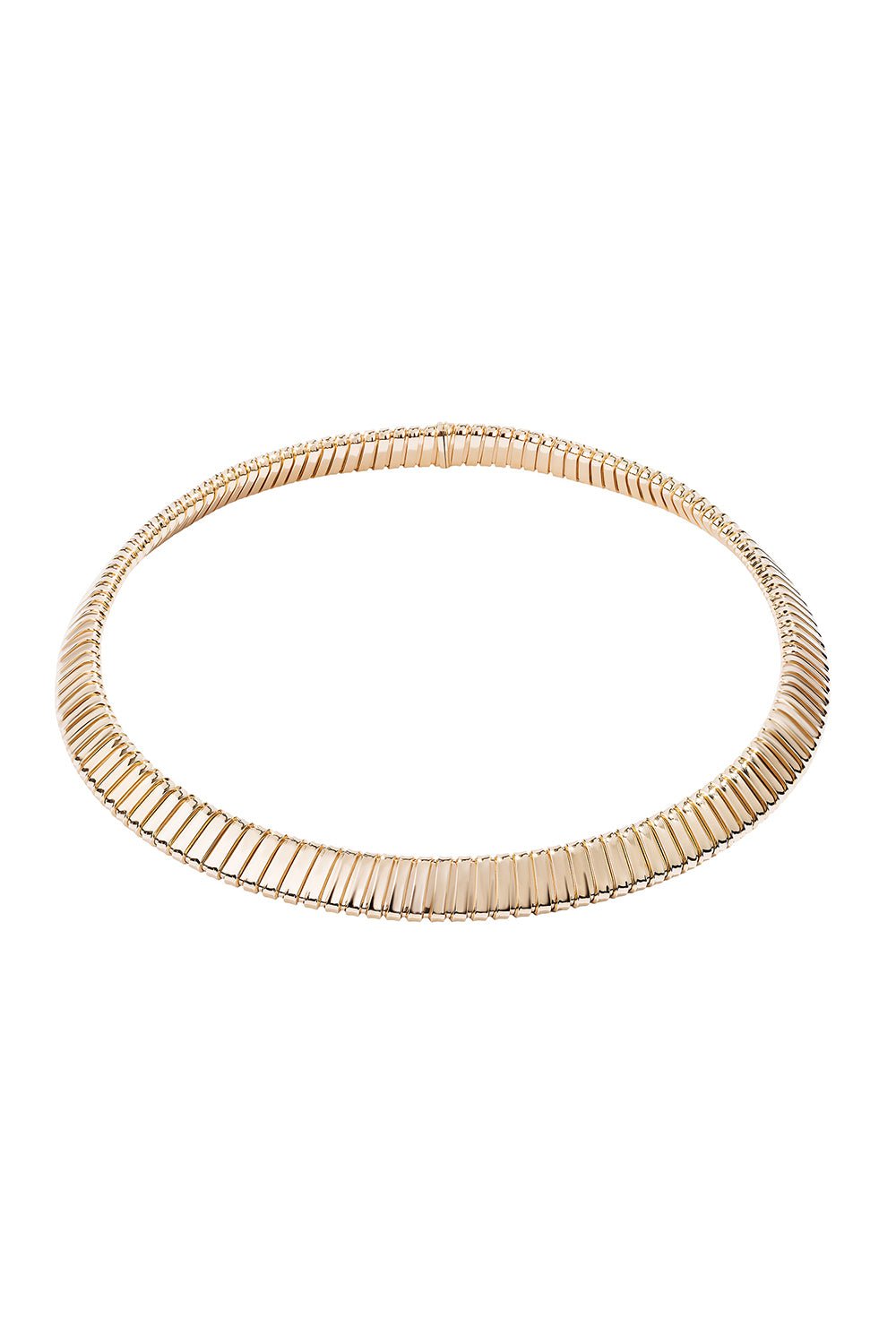 MASON & BOOKS-Slinky Tubogas Necklace-YELLOW GOLD