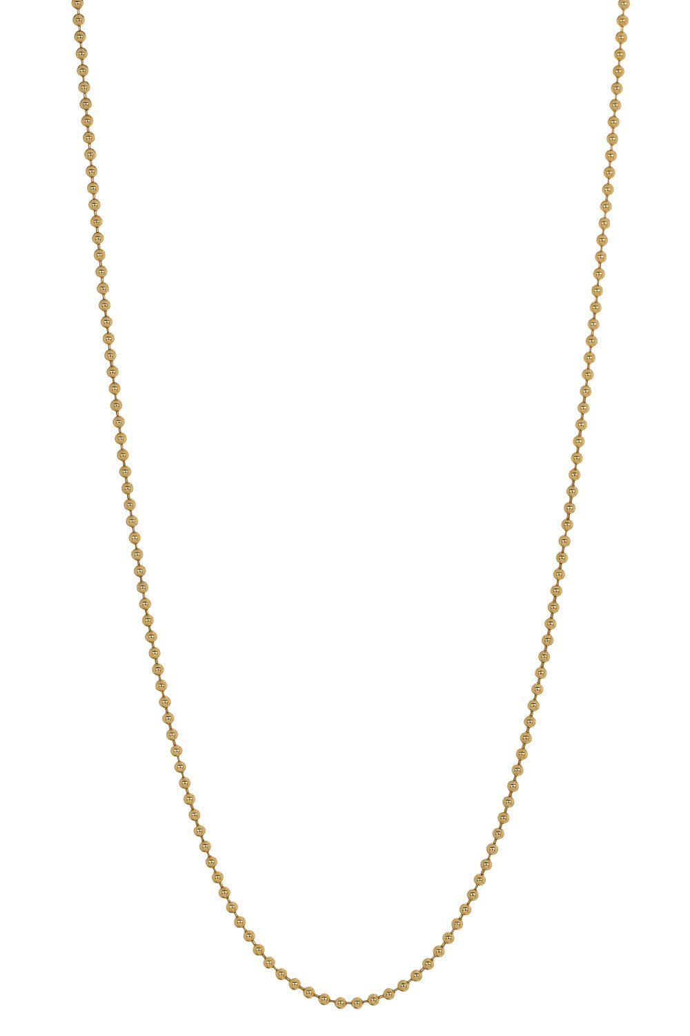MASON & BOOKS-Small Ball Chain-YELLOW GOLD