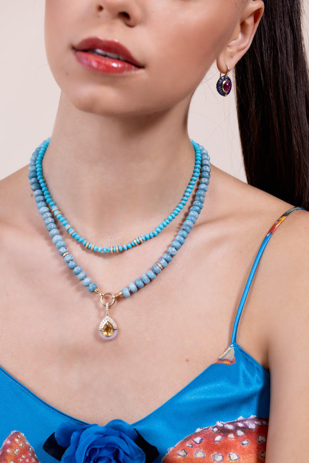 MASON & BOOKS-Droplet Pendant-YELLOW GOLD