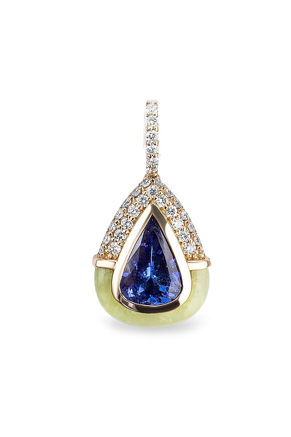 MASON & BOOKS-Droplet Pendant-YELLOW GOLD