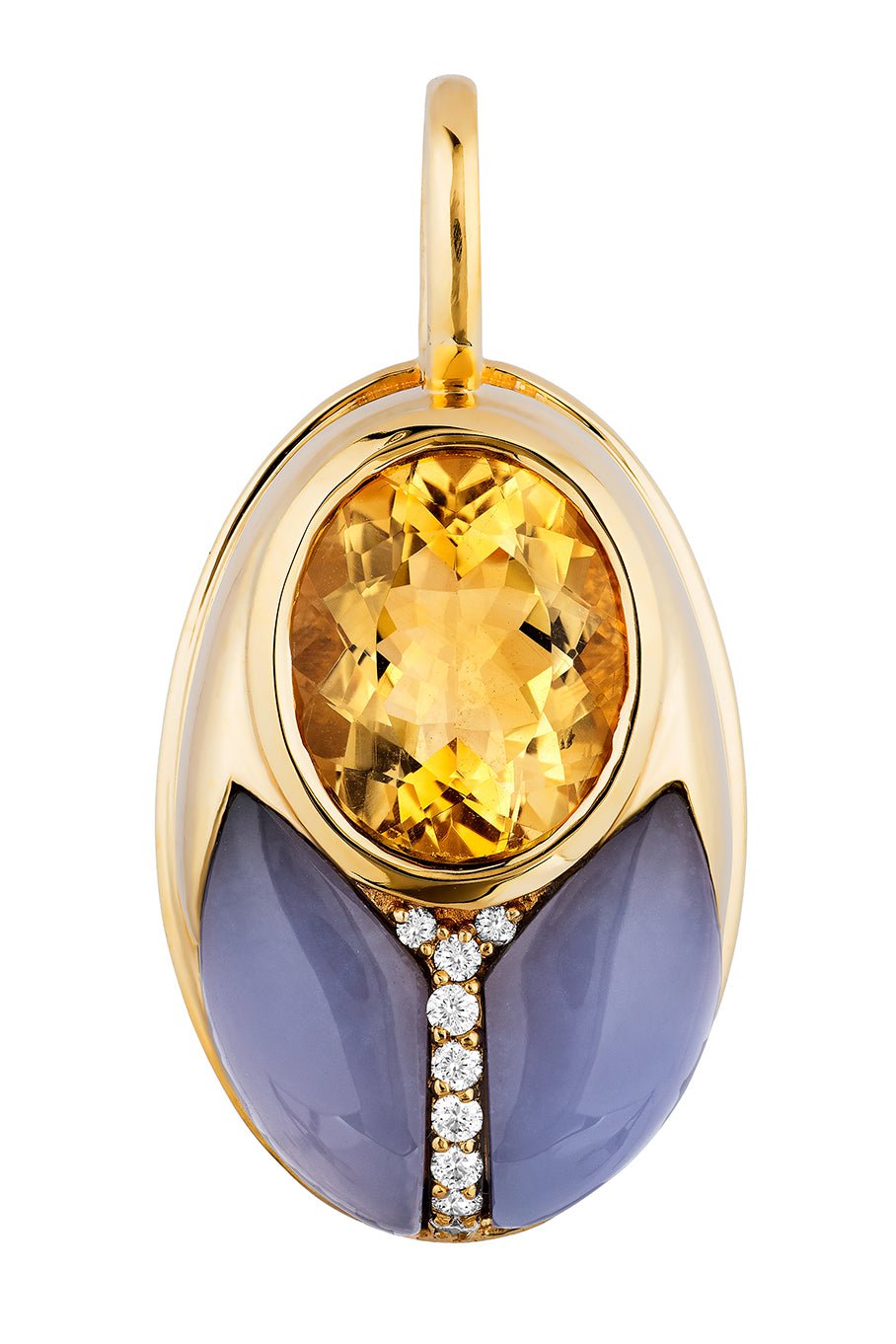 MASON & BOOKS-Love Bug Pendant-YELLOW GOLD