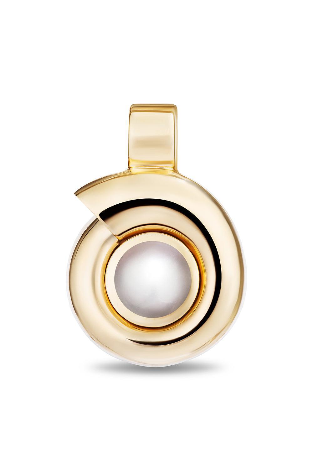 Large Nautilus Pendant-YELLOW GOLD-LRG-JEWELRYFINE JEWELPENDANT-MASON & BOOKS