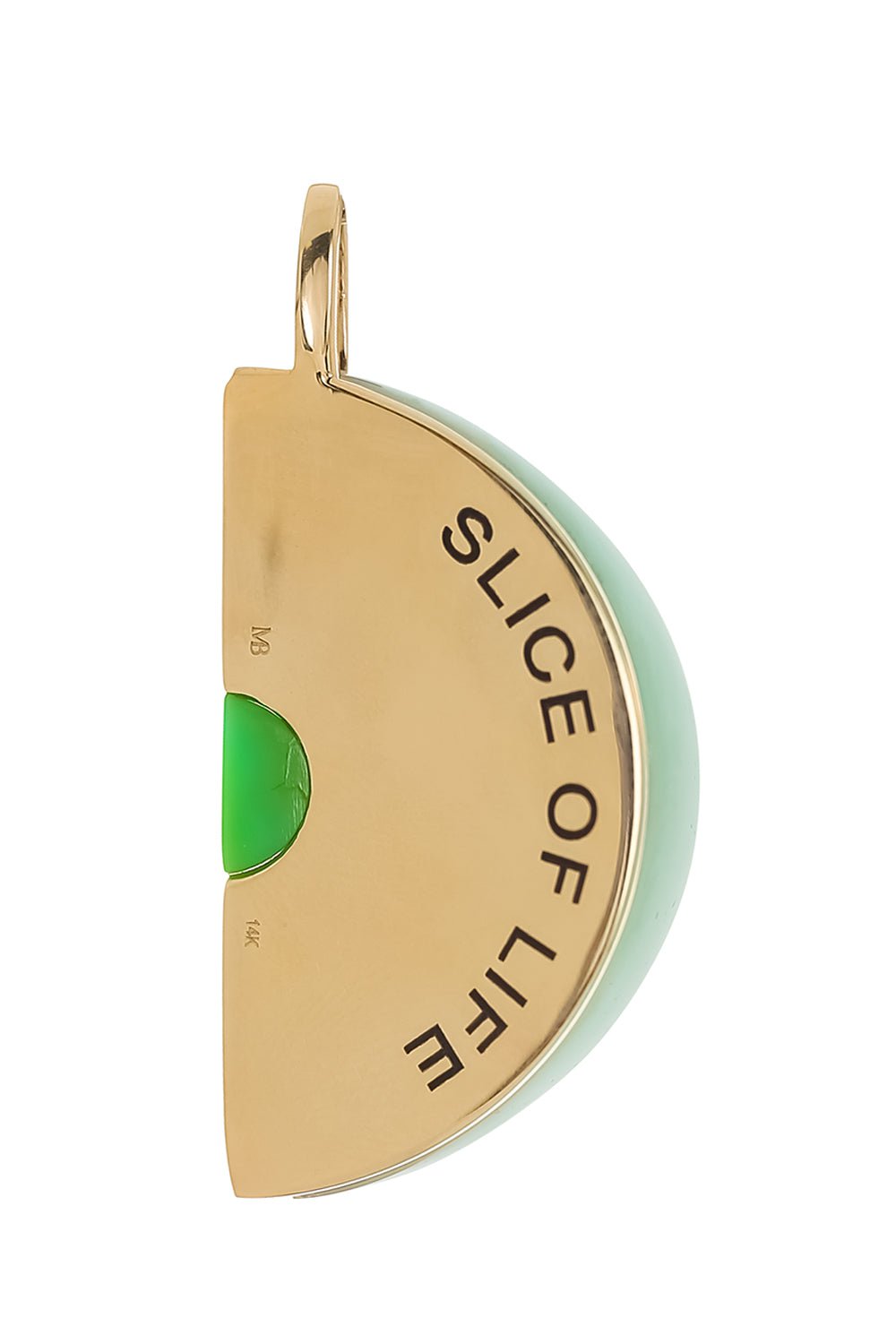MASON & BOOKS-Slice Of Life Pendant-YELLOW GOLD