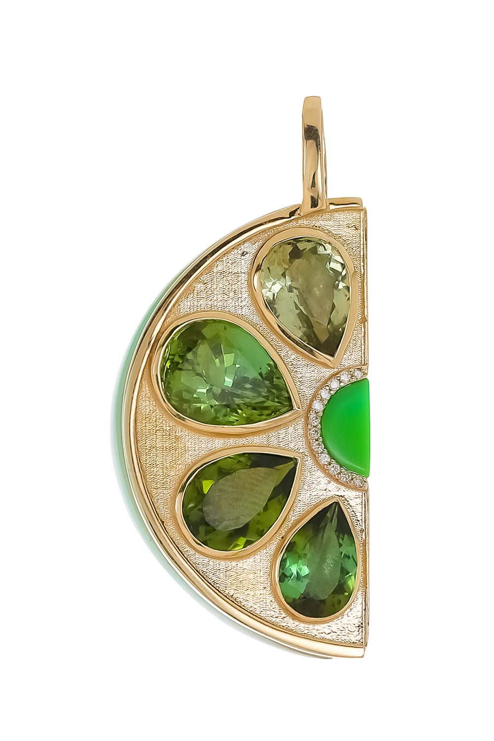 MASON & BOOKS-Slice Of Life Pendant-YELLOW GOLD