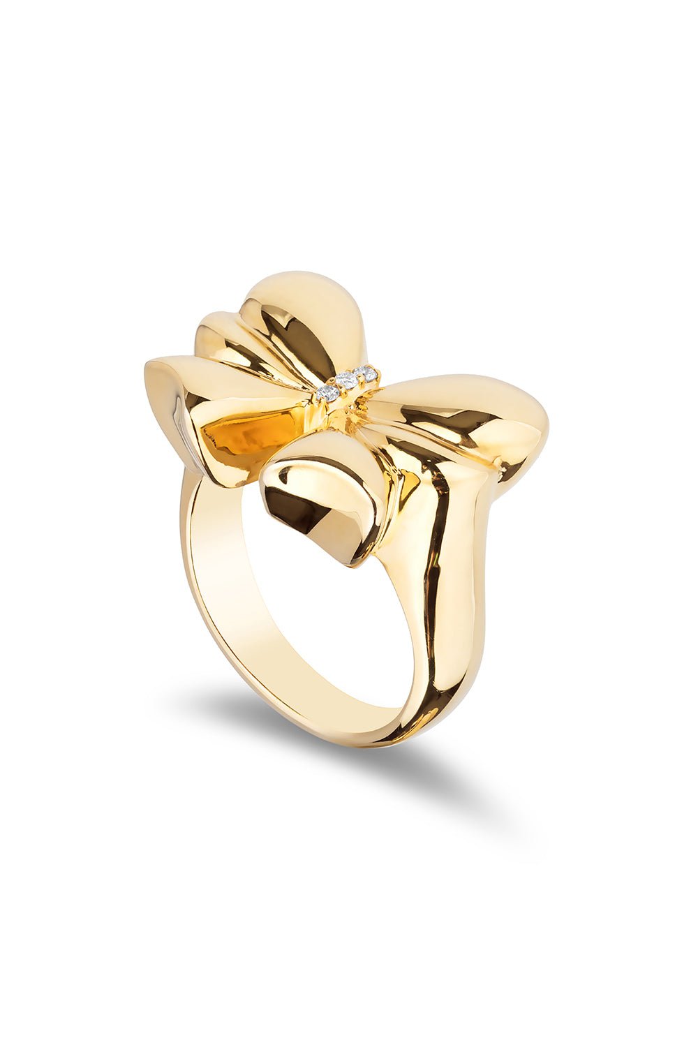 MASON & BOOKS-Evie Bow Ring-YELLOW GOLD
