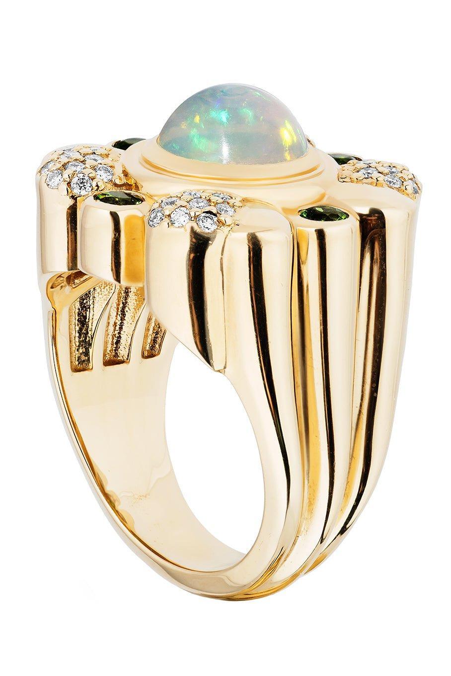 MASON & BOOKS-Blooming Love Ring-YELLOW GOLD