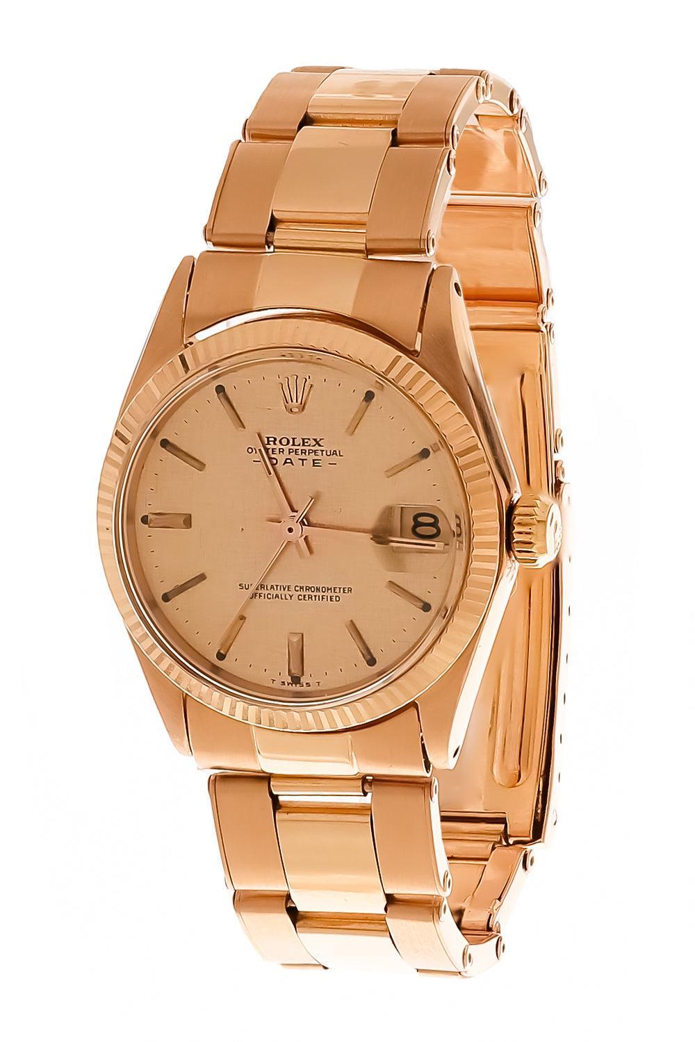 Rolex Oyster Date Watch-ROSE GOLD-30MM-ACCESSORIEWATCHES-MATTHEW BAIN