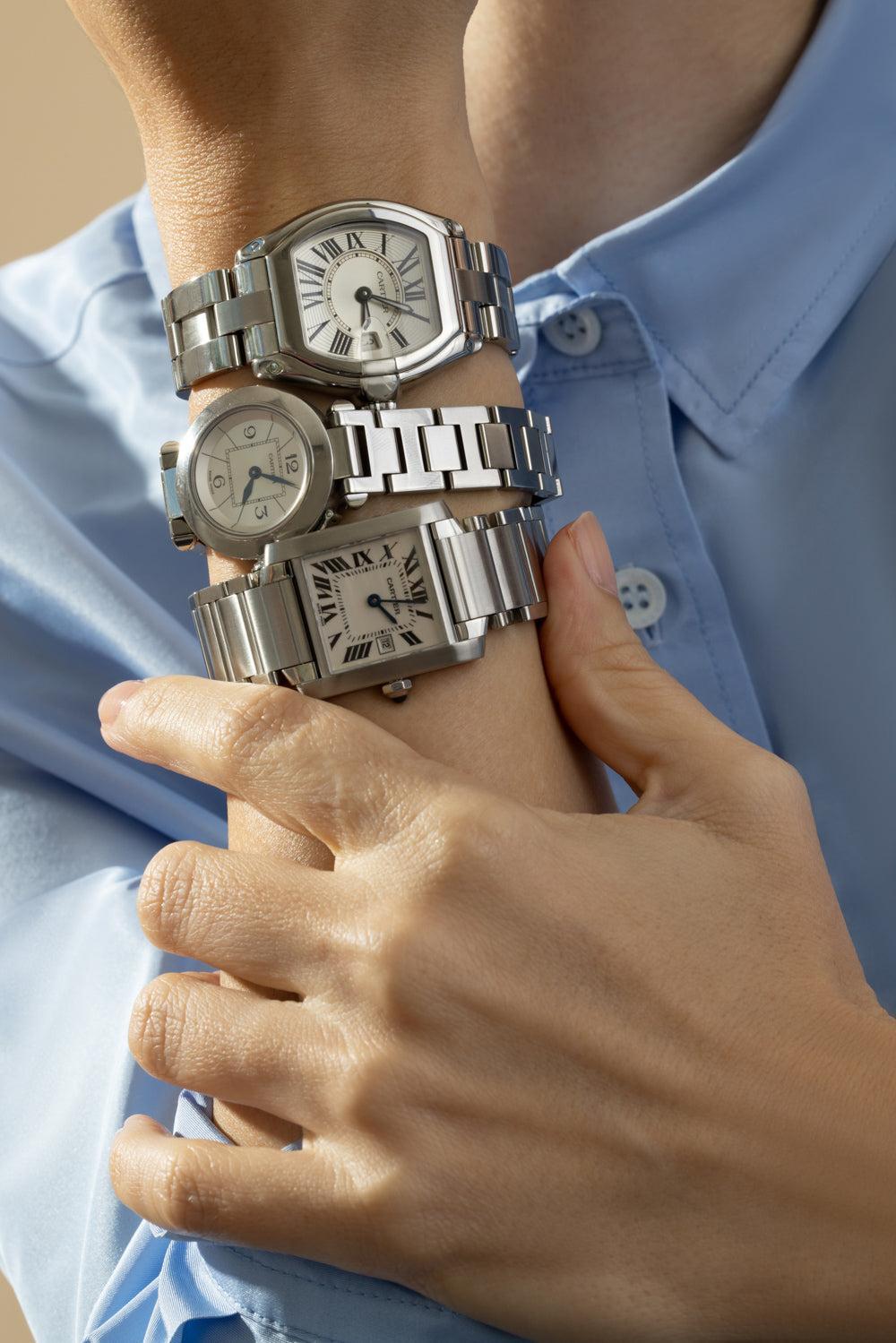 Cartier SS Miss Pasha Watch-SILVER-27MM-ACCESSORIEWATCHES-MATTHEW BAIN