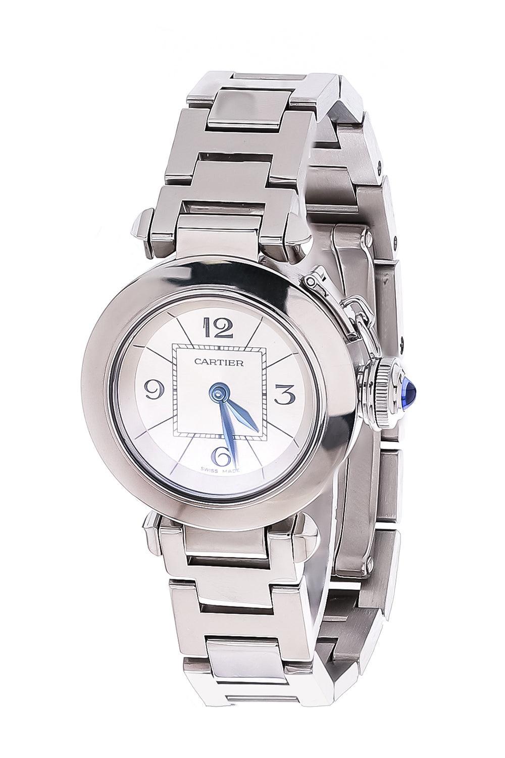 Cartier SS Miss Pasha Watch-SILVER-27MM-ACCESSORIEWATCHES-MATTHEW BAIN