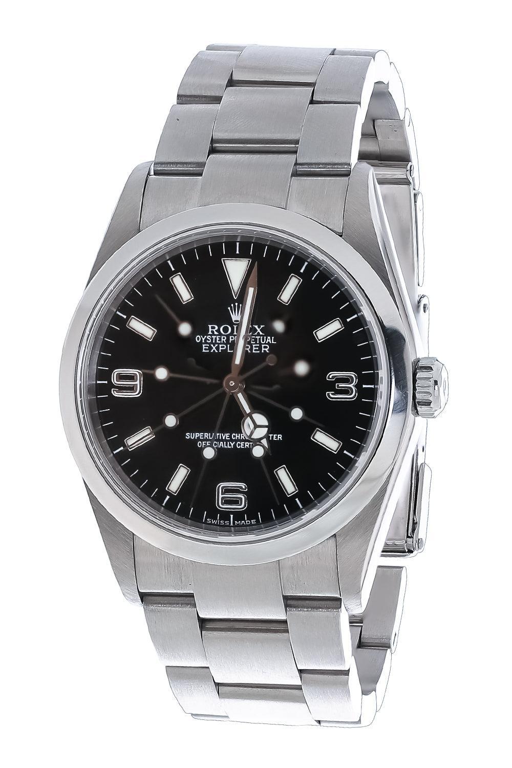 Rolex Explorer Watch-SILVER-36MM-ACCESSORIEWATCHES-MATTHEW BAIN