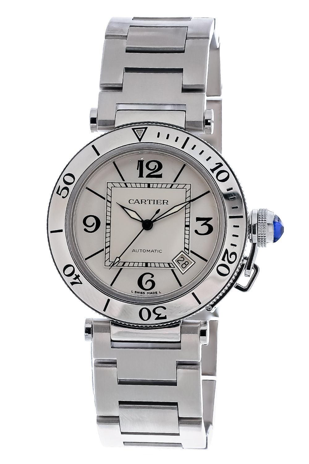 Cartier Pasha Seatimer Watch-SILVER-40MM-ACCESSORIEWATCHES-MATTHEW BAIN