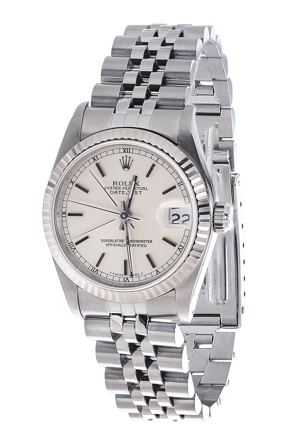 Rolex Datejust Jubilee Watch-WHITE GOLD-31MM-ACCESSORIEWATCHES-MATTHEW BAIN