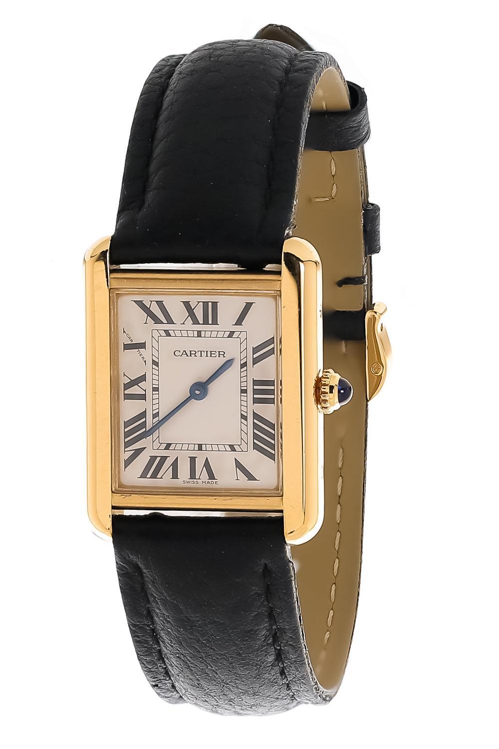 Cartier Tank Solo Watch-YELLOW GOLD-24MM-ACCESSORIEWATCHES-MATTHEW BAIN